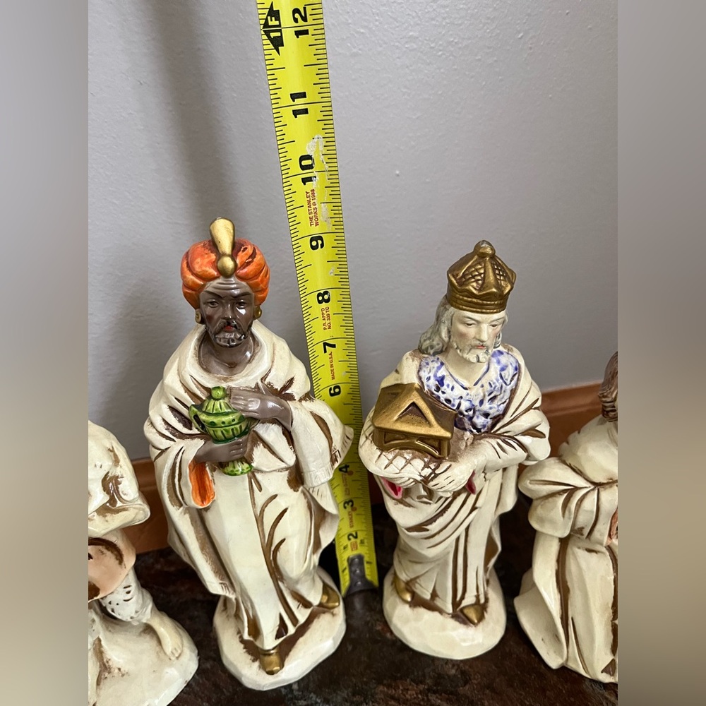 Vintage 12 piece Nativity set. Made in Japan - Picture 12 of 13